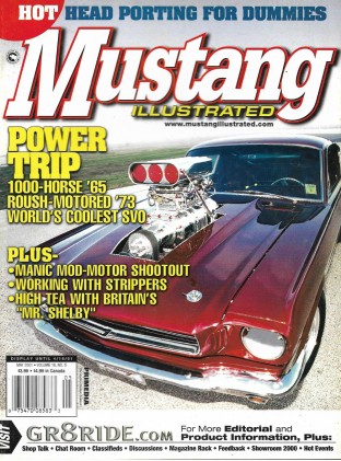 MUSTANG ILLUSTRATED 2001 SEPT - BOSS, DRAG-CLUTCH INSTALL, FE OILING SOLVED